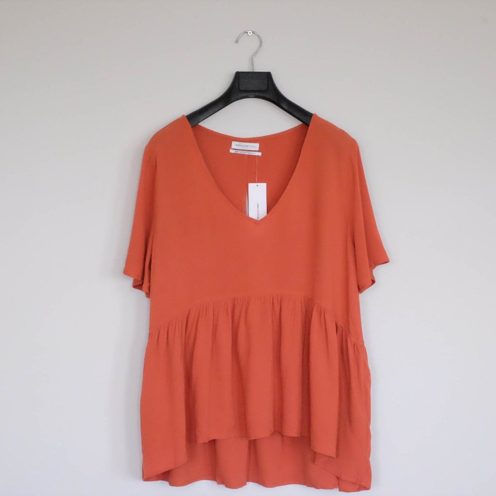 Urban Outfitters Coral Babydoll Tunic NWT